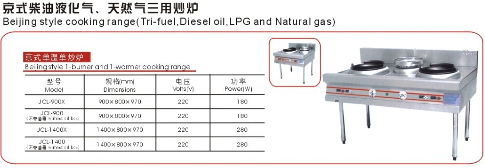 JCL-900X 京式燃?xì)猹?dú)炒爐單炒爐單灶煤氣炒爐單炒單尾炒爐