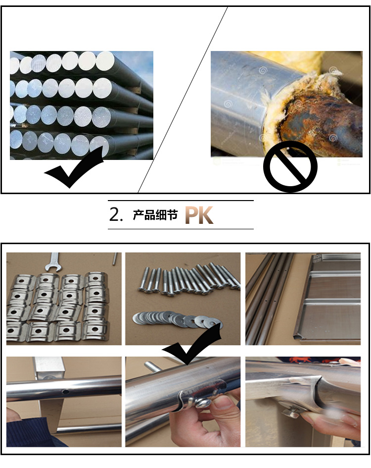 雙層三層不銹鋼桌子 商用廚房工作臺 定制組裝操作臺柜臺面